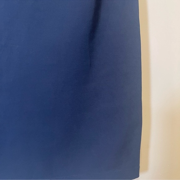 Prada Italy Dark Navy  Classic Pensil Midi Skirt Size EU 38, US 6 - Picture 14 of 15